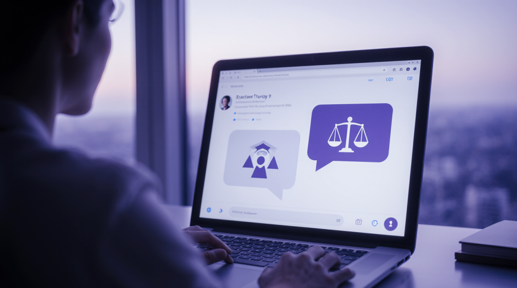Chatbot legal en acción